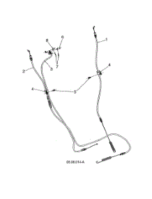 Drive & Auger Cables parts for Husqvarna Gas Snowblower 96193009703 from AppliancePartsPros.com