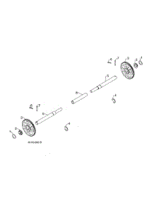 Axle / Gears parts for Husqvarna Gas Snowblower 96193009703 from AppliancePartsPros.com