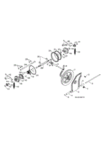 Friction Disc / Gears parts for Husqvarna Gas Snowblower 96193009703 from AppliancePartsPros.com