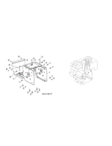 Frame parts for Husqvarna Gas Snowblower 96193009703 from AppliancePartsPros.com