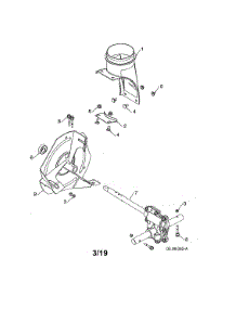 Impeller / Gearbox parts for Husqvarna Gas Snowblower 96193009705 from AppliancePartsPros.com