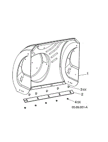 Auger Housing parts for Husqvarna Gas Snowblower 96193009705 from AppliancePartsPros.com