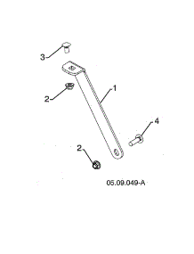 Gearbox Support parts for Husqvarna Gas Snowblower 96193009705 from AppliancePartsPros.com