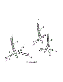 Control Lever parts for Husqvarna Gas Snowblower 96193009705 from AppliancePartsPros.com