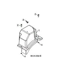 Belt Cover parts for Husqvarna Gas Snowblower 96193009705 from AppliancePartsPros.com