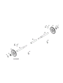 Axle / Gears parts for Husqvarna Gas Snowblower 96193010106 from AppliancePartsPros.com