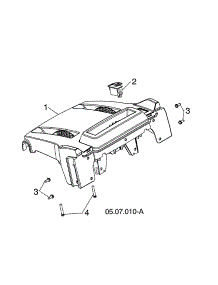 Console Base parts for Husqvarna Gas Snowblower 96193012204 from AppliancePartsPros.com