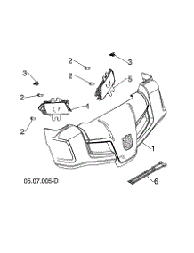 Console Cover / Light Assembly parts for Husqvarna Gas Snowblower 96193012204 from AppliancePartsPros.com