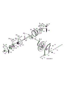Drive parts for Husqvarna Gas Snowblower 96193012204 from AppliancePartsPros.com