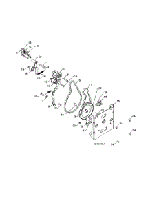 Chassis / Engine / Pulleys parts for Husqvarna Gas Snowblower 96193012204 from AppliancePartsPros.com