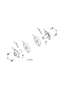 Auger Ball Bearing parts for Poulan Gas Snowblower 96195001800 from AppliancePartsPros.com