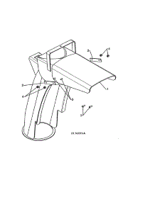 Shield Deflector parts for Poulan Gas Snowblower 96195001800 from AppliancePartsPros.com