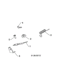 Interlock Spring & Cam parts for Poulan Gas Snowblower 96195001800 from AppliancePartsPros.com