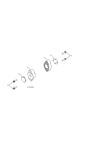 Auger Bearing parts for Poulan Gas Snowblower 96198004300 from AppliancePartsPros.com