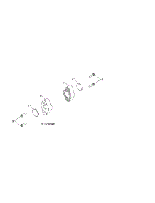 Auger Bearing parts for Poulan Gas Snowblower 96198004302 from AppliancePartsPros.com