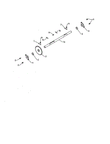 Axle parts for Poulan Gas Snowblower 96198004600 from AppliancePartsPros.com