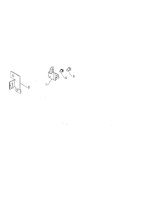 Cable Bracket parts for Poulan Gas Snowblower 96198004600 from AppliancePartsPros.com
