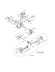 Impeller / Gearbox parts for Poulan Gas Snowblower 96198004601 from AppliancePartsPros.com