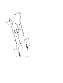 Impeller & Traction Rods parts for Poulan Gas Snowblower 96198004603 from AppliancePartsPros.com