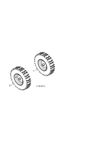 Wheels parts for Poulan Gas Snowblower 96198004604 from AppliancePartsPros.com