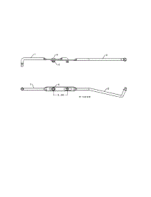 Shifter Rods parts for Poulan Gas Snowblower 96198004604 from AppliancePartsPros.com