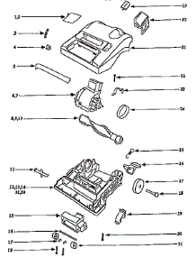 Nozzle And Motor Assembly parts for Eureka Upright Vacuum 9621ATH from AppliancePartsPros.com