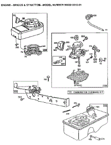 Engine parts for Briggs & Stratton Lawn & Garden Engine 96502-3510-01 from AppliancePartsPros.com