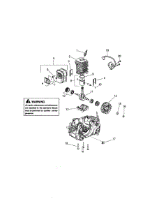 Cylinder parts for Craftsman Gas Chainsaw 967085101 from AppliancePartsPros.com