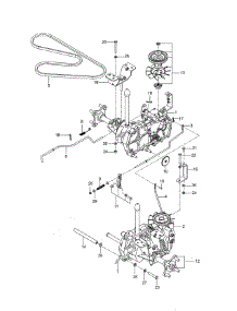 Hydraulic Pump-Motor parts for Husqvarna Rear-Engine Riding Mower 967262401-00 from AppliancePartsPros.com