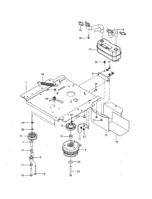 Engine Mounting / Guards / Muffler parts for Husqvarna Rear-Engine Riding Mower 967271401-00 from AppliancePartsPros.com