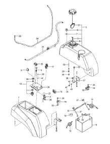 Ignition System parts for Husqvarna Rear-Engine Riding Mower 967277501-01 from AppliancePartsPros.com