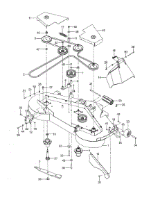 Mower Deck / Cutting Deck parts for Husqvarna Rear-Engine Riding Mower 967277501-01 from AppliancePartsPros.com