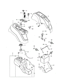 Ignition System parts for Husqvarna Rear-Engine Riding Mower 967323901-00 from AppliancePartsPros.com