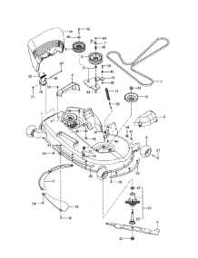 Mower Deck / Cutting Deck parts for Husqvarna Rear-Engine Riding Mower 967323901-00 from AppliancePartsPros.com