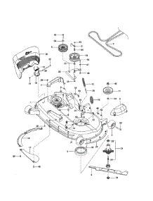 Mower Deck / Cutting Deck parts for Husqvarna Rear-Engine Riding Mower 967323903-00 from AppliancePartsPros.com