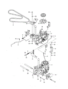 Hydraulic Pump-Motor parts for Husqvarna Rear-Engine Riding Mower 967324101-00 from AppliancePartsPros.com