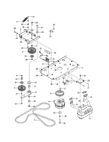 Engine Mounting / Guards / Muffler parts for Husqvarna Rear-Engine Riding Mower 967334101-00 from AppliancePartsPros.com