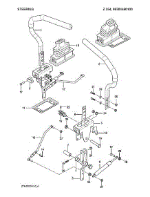 Steering parts for Husqvarna Rear-Engine Riding Mower 96784460100 from AppliancePartsPros.com