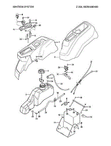 Ignition System parts for Husqvarna Rear-Engine Riding Mower 96784460100 from AppliancePartsPros.com