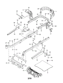 Frame parts for Husqvarna Rear-Engine Riding Mower 967924801-00 from AppliancePartsPros.com