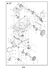 Mower Deck / Cutting Deck parts for Husqvarna Gas Walk-Behind Mower 96794980100 from AppliancePartsPros.com