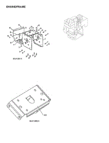 Engine / Frame parts for Husqvarna Gas Snowblower 97046850101 from AppliancePartsPros.com