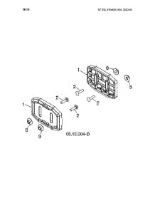 Shoe parts for Husqvarna Gas Snowblower 97046910100 from AppliancePartsPros.com