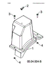Cover parts for Husqvarna Gas Snowblower 97046910100 from AppliancePartsPros.com