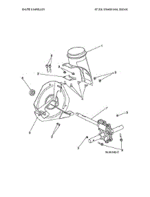 Chute & Impeller parts for Husqvarna Gas Snowblower 970528802 from AppliancePartsPros.com