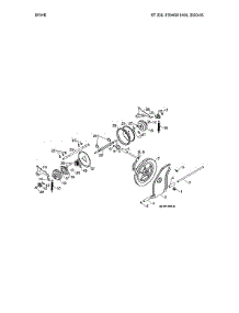 Drive parts for Husqvarna Gas Snowblower 970528802 from AppliancePartsPros.com