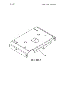 Bracket parts for Husqvarna Gas Snowblower 970528802 from AppliancePartsPros.com