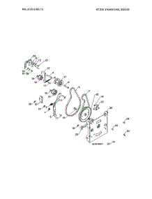 Pulleys & Belts parts for Husqvarna Gas Snowblower 970528802 from AppliancePartsPros.com