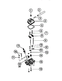 Cylinder Head Assembly parts for Ryobi Gas Line Trimmer 970R from AppliancePartsPros.com