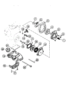 Clutch,Starter Module & Fuel Tank parts for Ryobi Gas Line Trimmer 970R from AppliancePartsPros.com